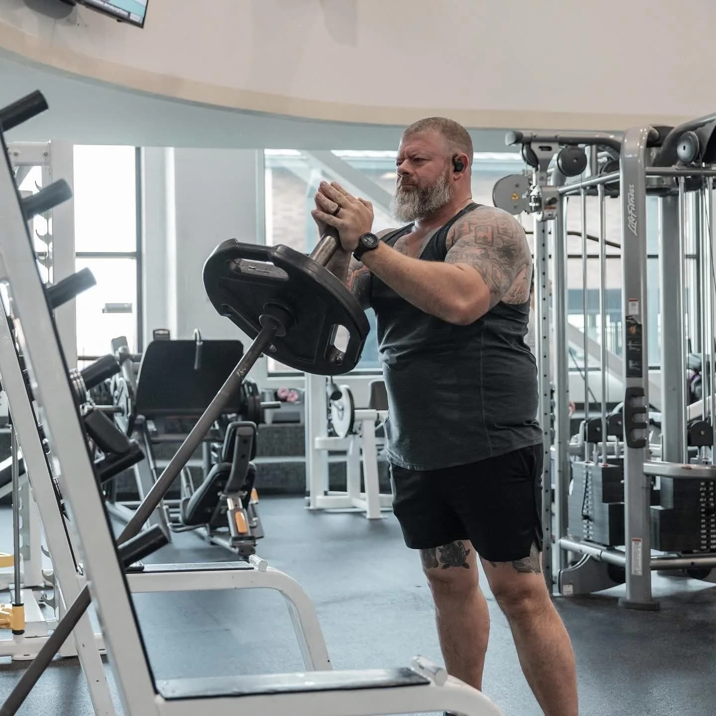 Strength training area